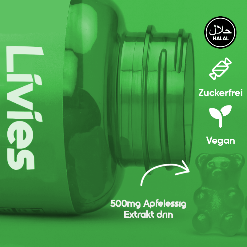 Gommes d'vinaigre de cidre de pomme