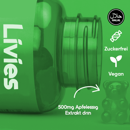 Gommes d'vinaigre de cidre de pomme